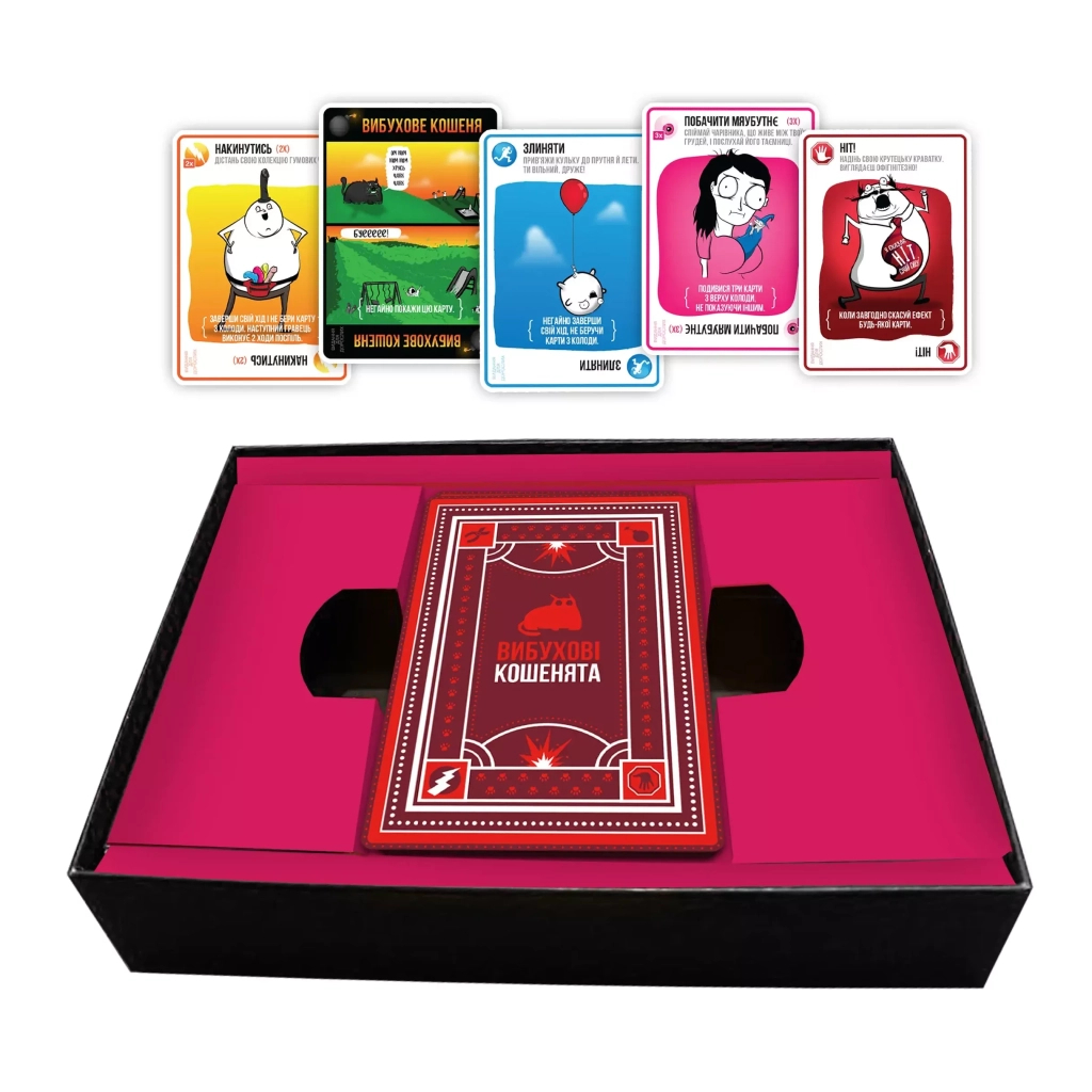 Настільна гра 18+ Rozum Вибухові кошенята 18+: Видання для дорослих (Exploding Kittens: NSFW) (укр.) (EKIEK02UA) - зображення 5