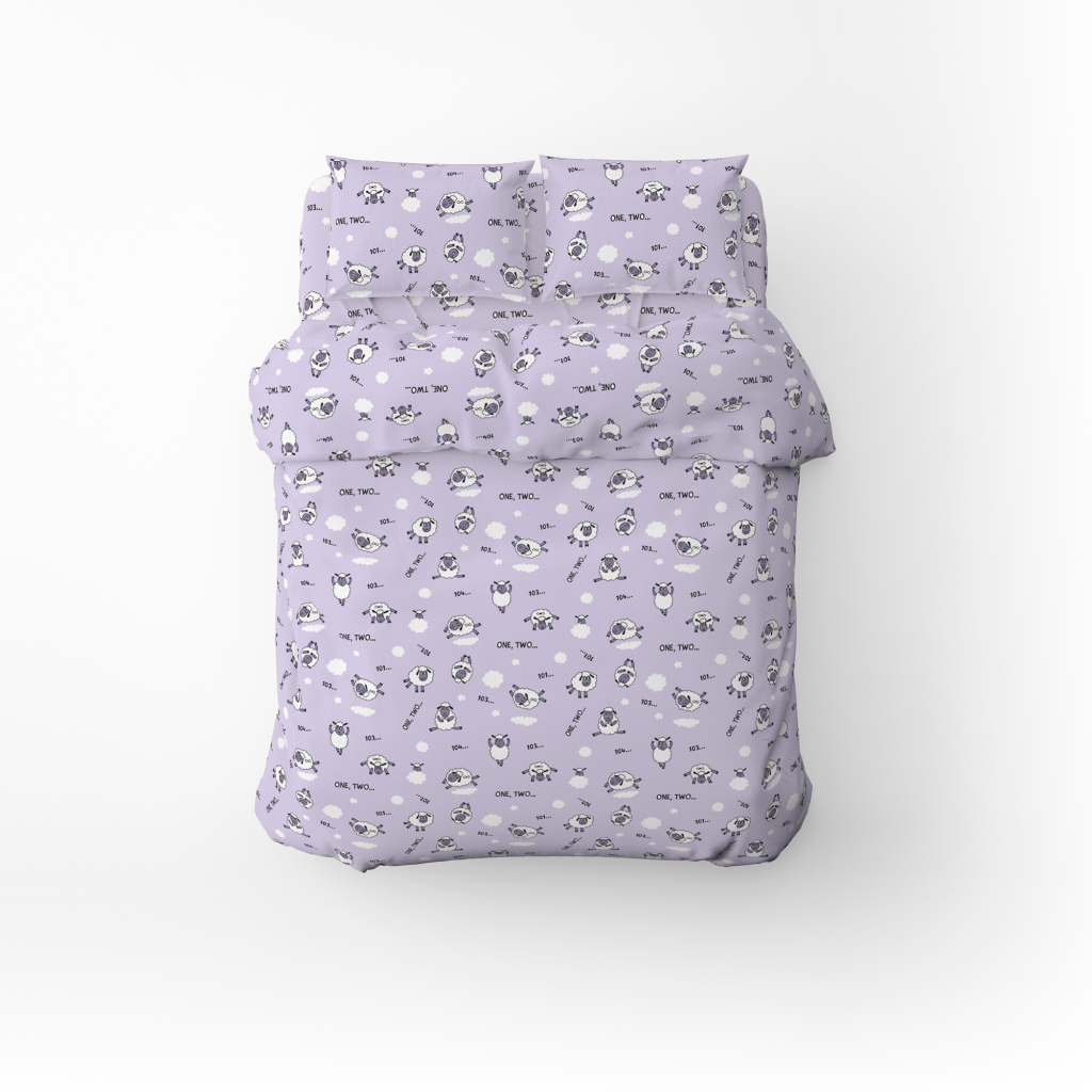 Дитячий постільний набір Home Line Ягнята бузкові (159141) - зображення 1