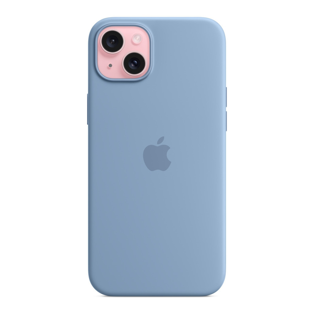 Чохол до мобільного телефона Apple iPhone 15 Plus Silicone Case with MagSafe Winter Blue (MT193ZM/A) - зображення 2