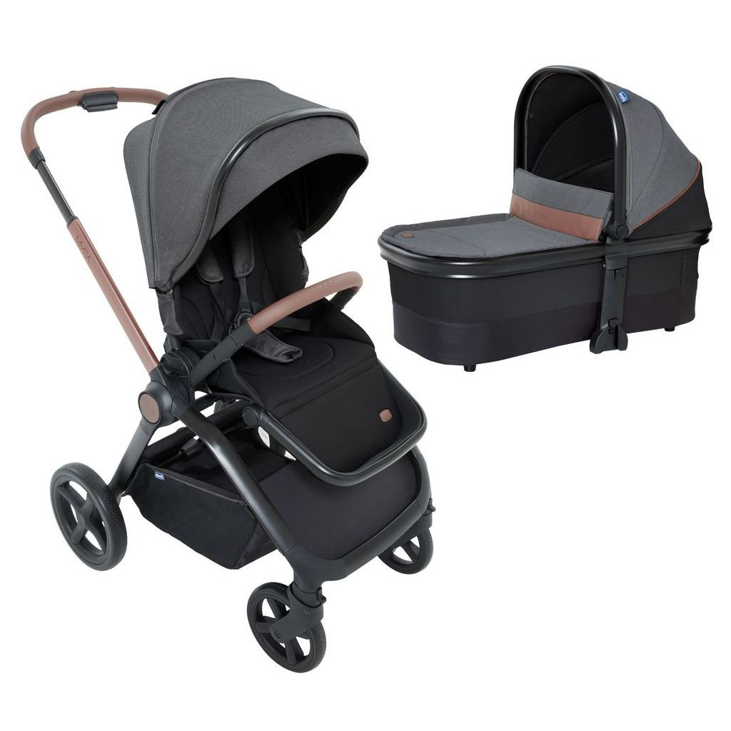 Коляска Chicco 2 в 1 Mysa Сіра (2900990849451) (87026.45.01) - зображення 1