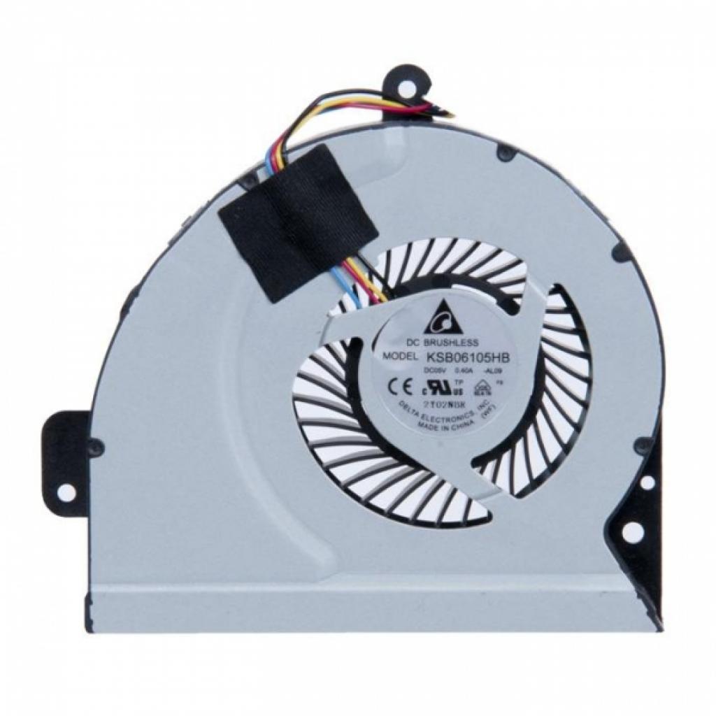 Вентилятор ноутбука ASUS A43,A53,K43,K53,X43,X53 (KSB06105HB-AI10)(5V,0.4A),4pin (A48136) - зображення 1
