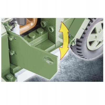 Конструктор Cobi Військовий джип Вранглер, 250 деталей (COBI-24260) - зображення 3