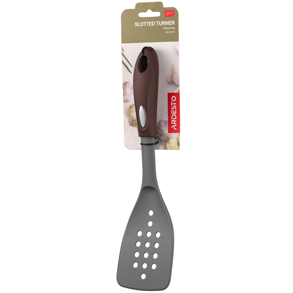 Лопатка кухонна Ardesto Gemini, 32см, нейлон, сіро-коричнева (AR2133PG) - зображення 1