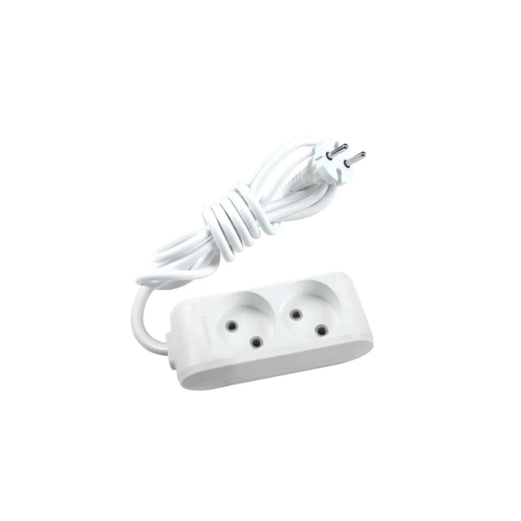 Мережевий подовжувач Panasonic X-tendia 2 розетки, 3м (WLTB02232GR-UA) - зображення 1