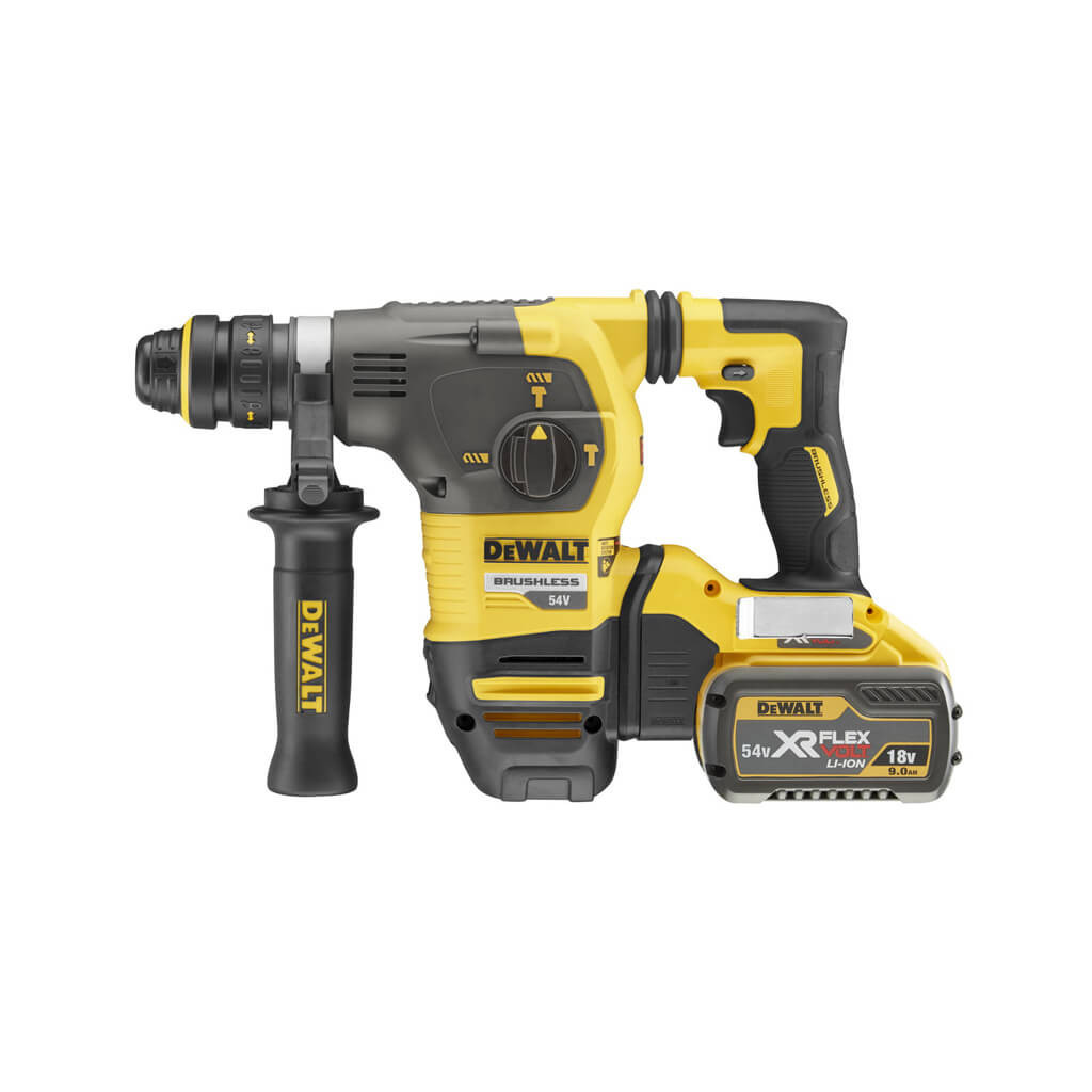Перфоратор DeWALT SDS-Plus, 54 В, 3.5 Дж, 2x3Ah, 3 режими, кейс (DCH335X2) - зображення 2