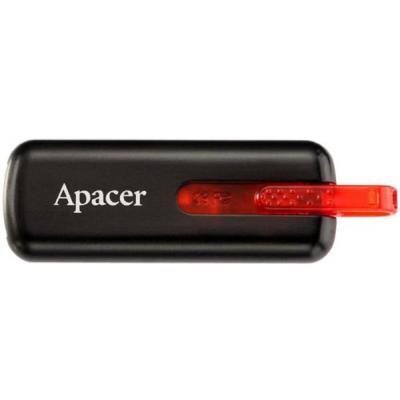USB флеш накопичувач Apacer 8GB AH326 black USB 2.0 (AP8GAH326B-1) - зображення 3