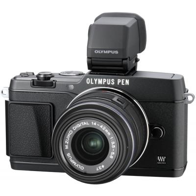 Цифровий фотоапарат Olympus E-P5 14-42 mm Kit + VF4 black (V204051BE020) - зображення 1