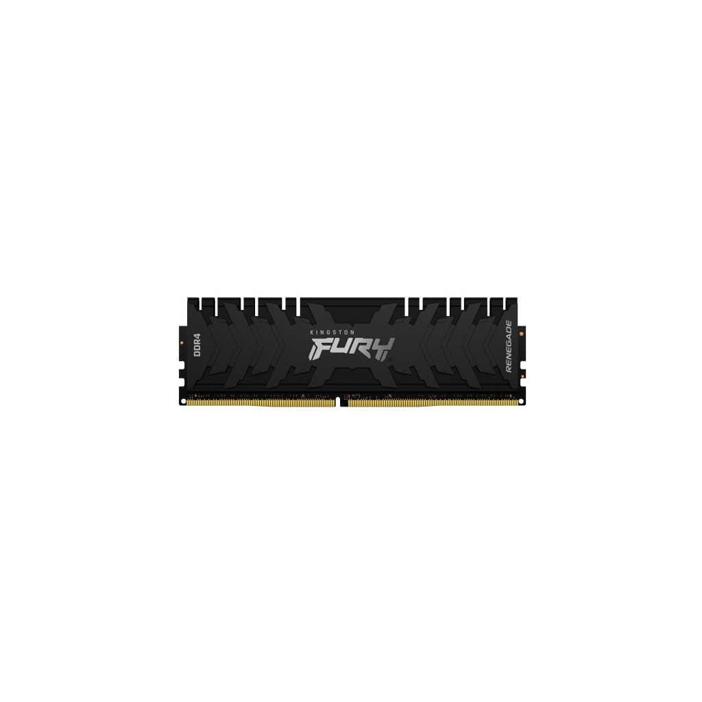 Модуль пам'яті для комп'ютера DDR4 8GB 2666 MHz RenegadeBlack Kingston Fury (ex.HyperX) (KF426C13RB/8) - зображення 1