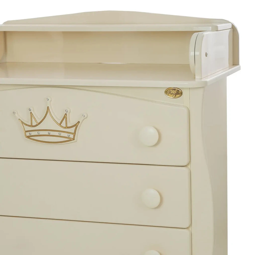Комод-пеленатор Angelo Корона (айворі) 90х51х90 (19007) - зображення 4