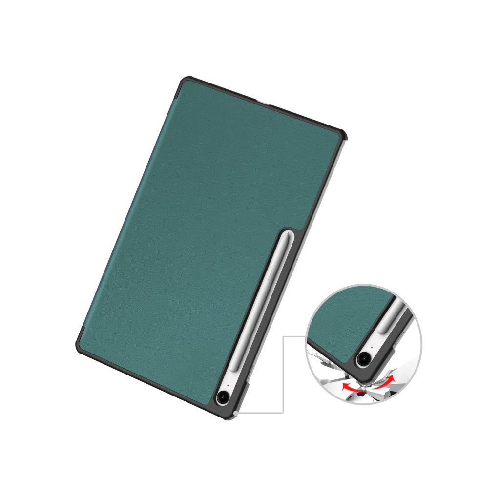 Чохол до планшета BeCover Smart Case Samsung Galaxy Tab S10 FE Plus (SM-X620/SM-X626) 13.1" Dark Green (713383) - зображення 7