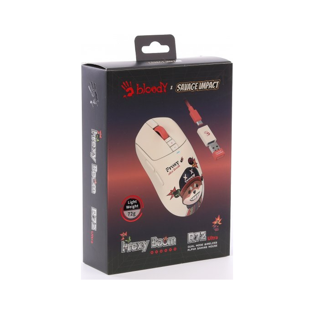 Мишка A4Tech Bloody R72 Ultra Wireless Proxy Boom (4711421001274) - зображення 11