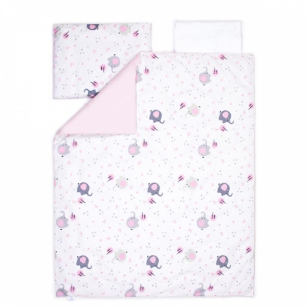 Дитячий постільний набір Верес Змінний Elephant family pink (3 од.) (153.3.16) - изображение 1