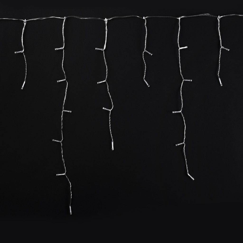 Гірлянда Twinkly Smart LED Icicle RGBW 190, BT+WiFi, Gen II, IP44 кабель проз (TWI190SPP-TEU) - зображення 11