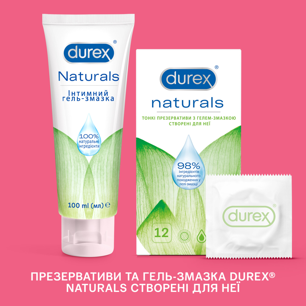 Презервативи Durex Naturals латексні з гелем-змазкою (тонкі) 12 шт. (4820108004931) - изображение 6
