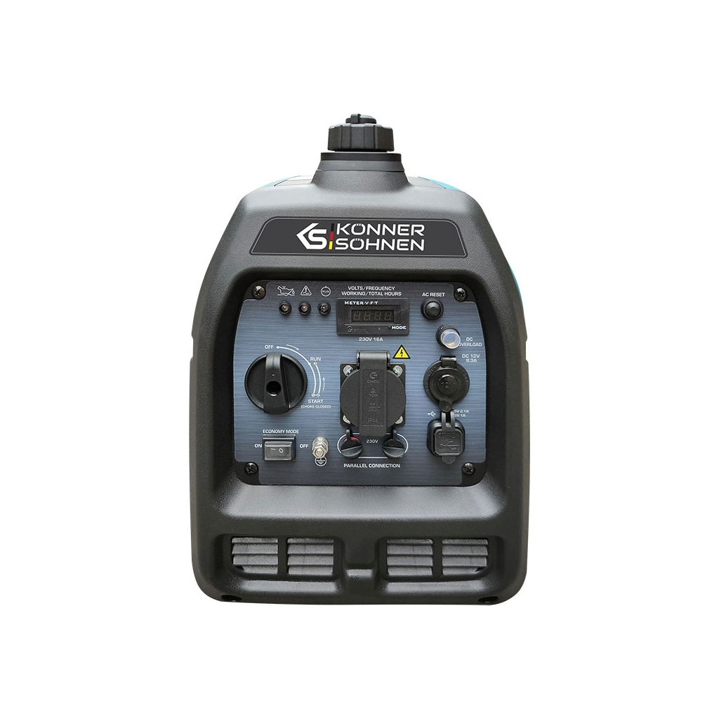Генератор Konner&Sohnen інверторний KS 3100i S, 230В, 3.1кВт, ручний тартер, 21.5кг (KS3100IS) - зображення 2