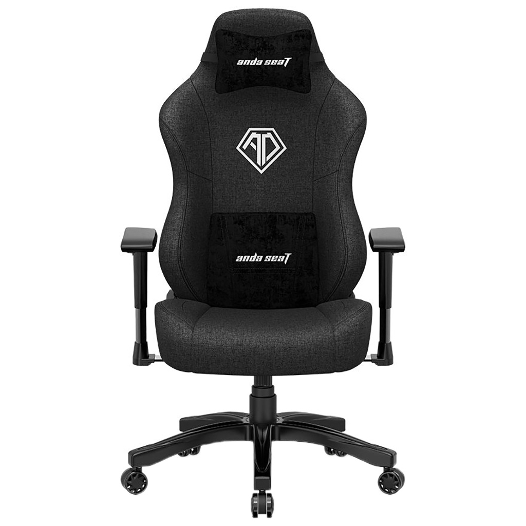Крісло ігрове Anda Seat Phantom 3 Fabric Size L Black (AD18Y-06-B-F) - зображення 1