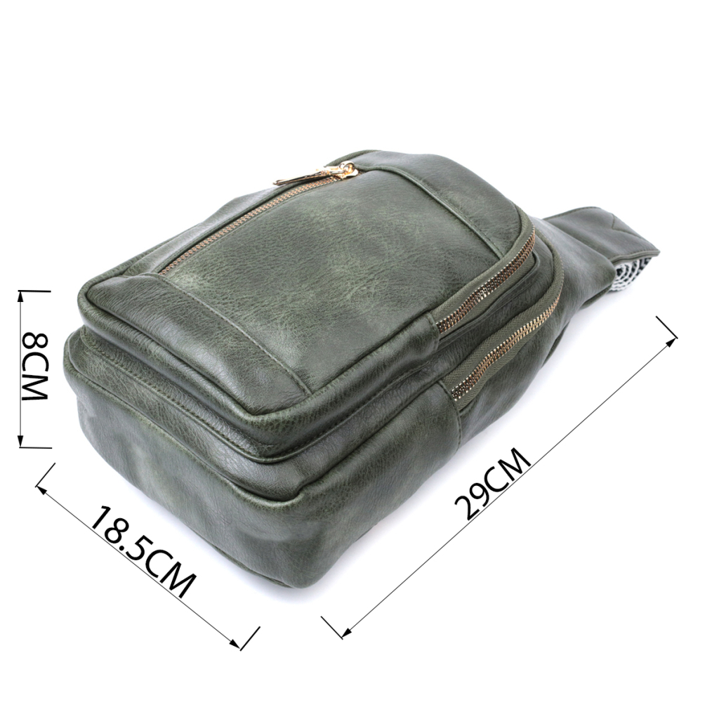 Сумка Vintage З екошкіри Зелена (22745) - зображення 3