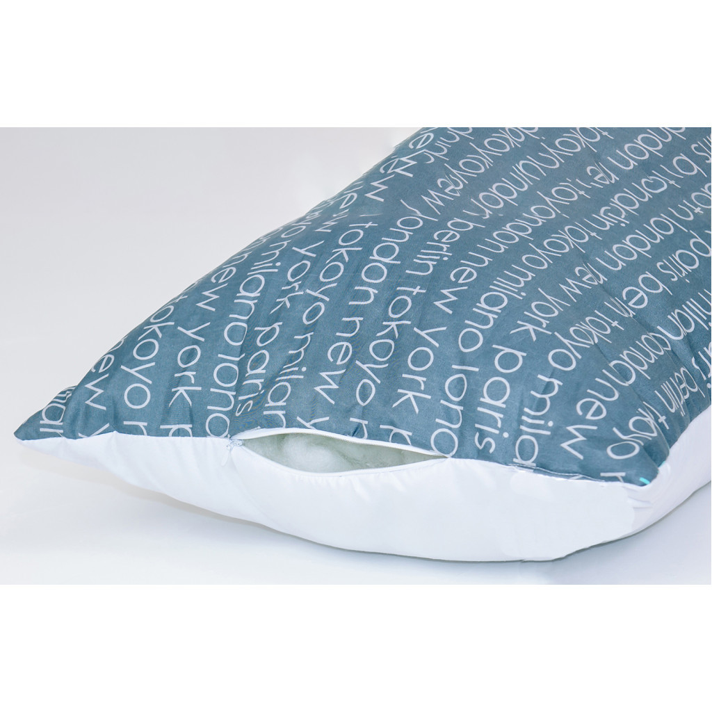 Ковдра MirSon Набір Tencel Зима №3699 Print Line Mabel + 2 подушки середні 220х240+2х50х70 (2200004848372) - зображення 8