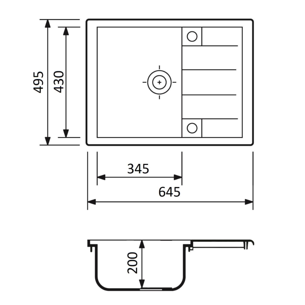 Мийка кухонна Adamant Anila Old stone (182496100310) - зображення 4