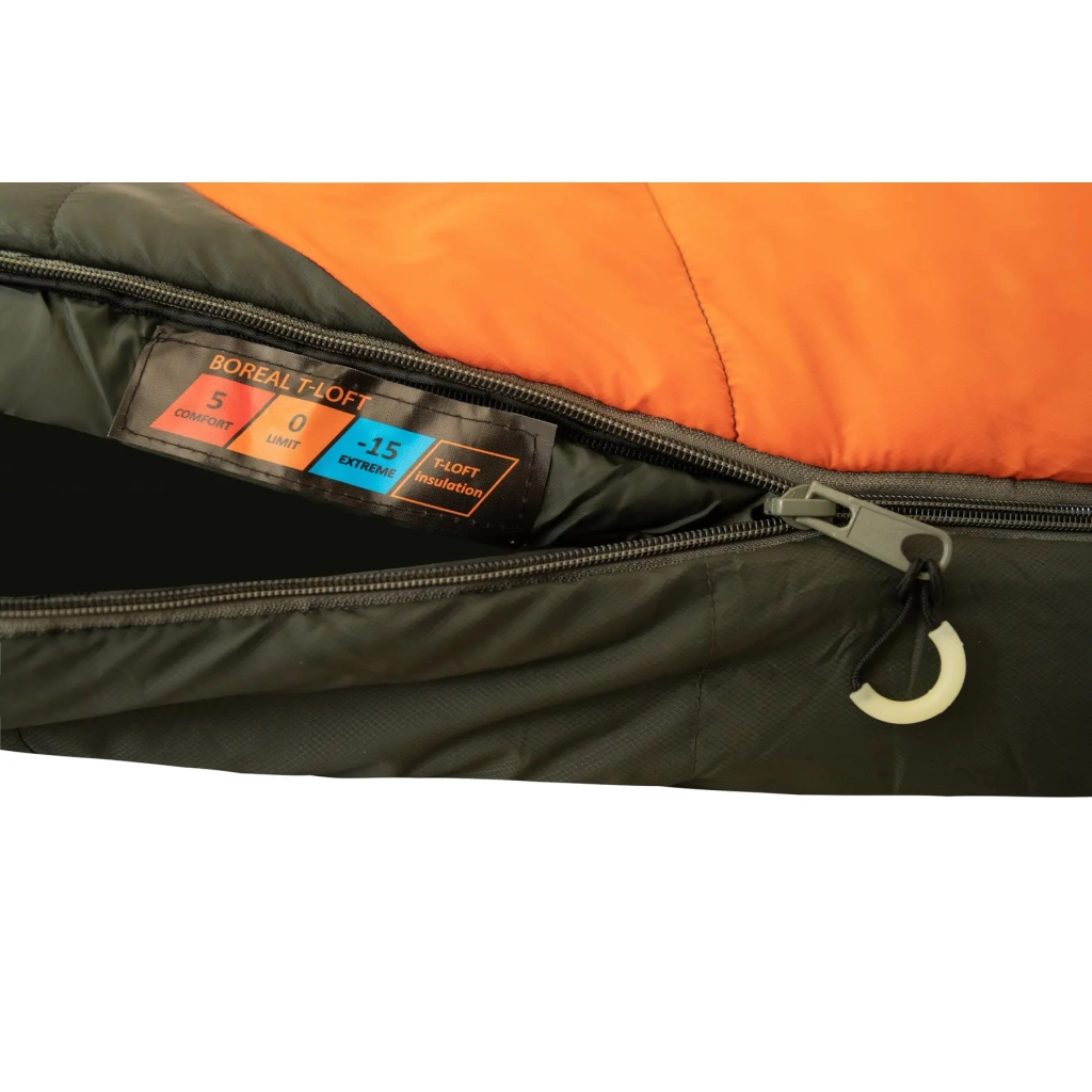 Спальний мішок Tramp Boreal Long Right Orange/Grey (UTRS-061L-R) - зображення 4