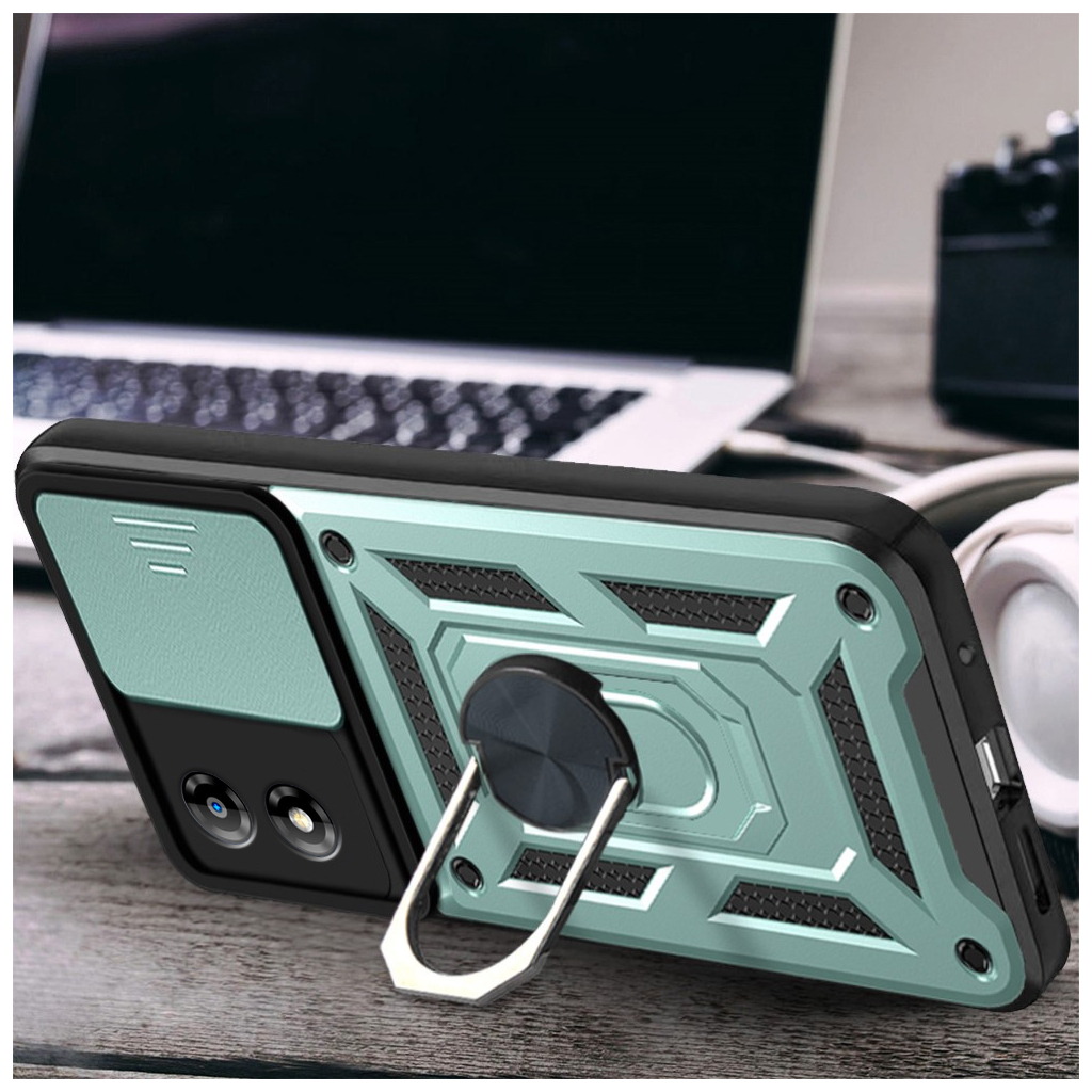 Чохол до мобільного телефона BeCover Military Motorola Moto E14 Dark Green (713054) - зображення 3