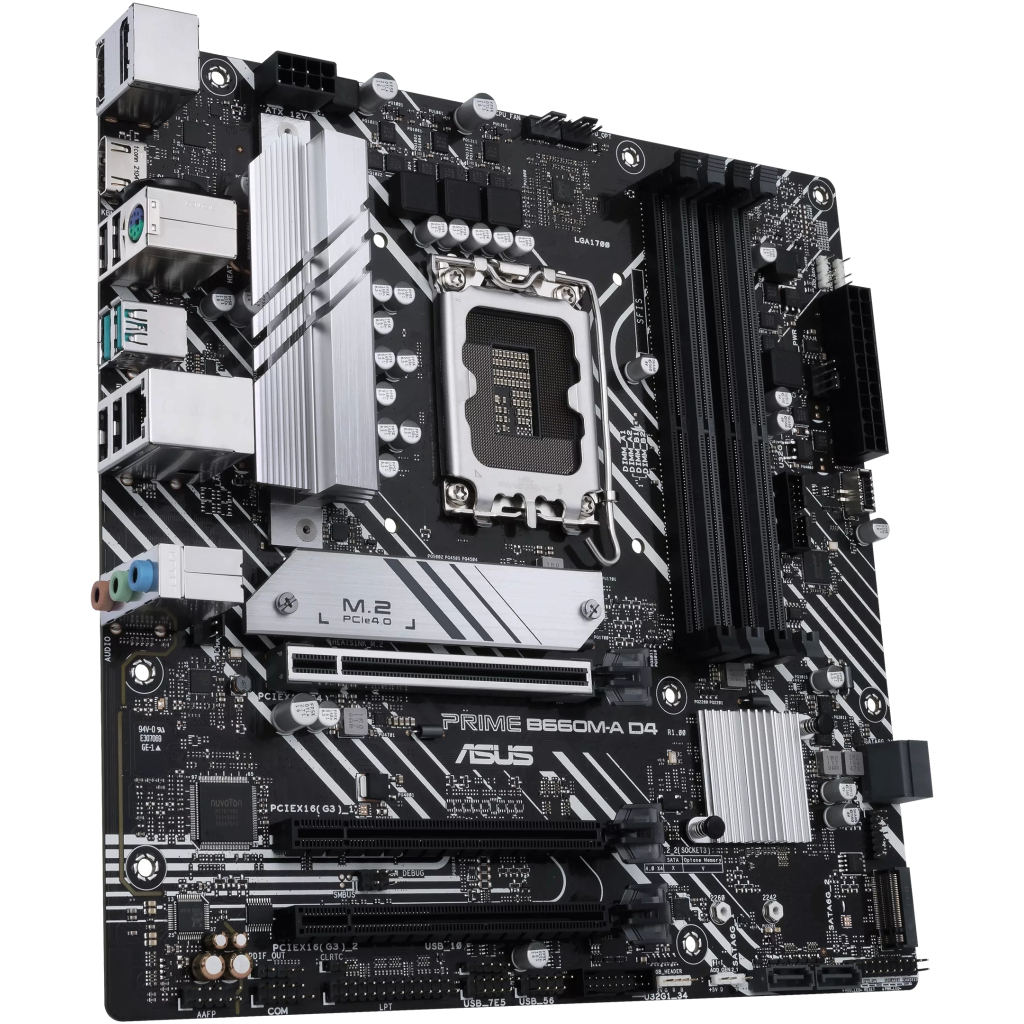Материнська плата ASUS PRIME B660M-A D4-CSM - зображення 4