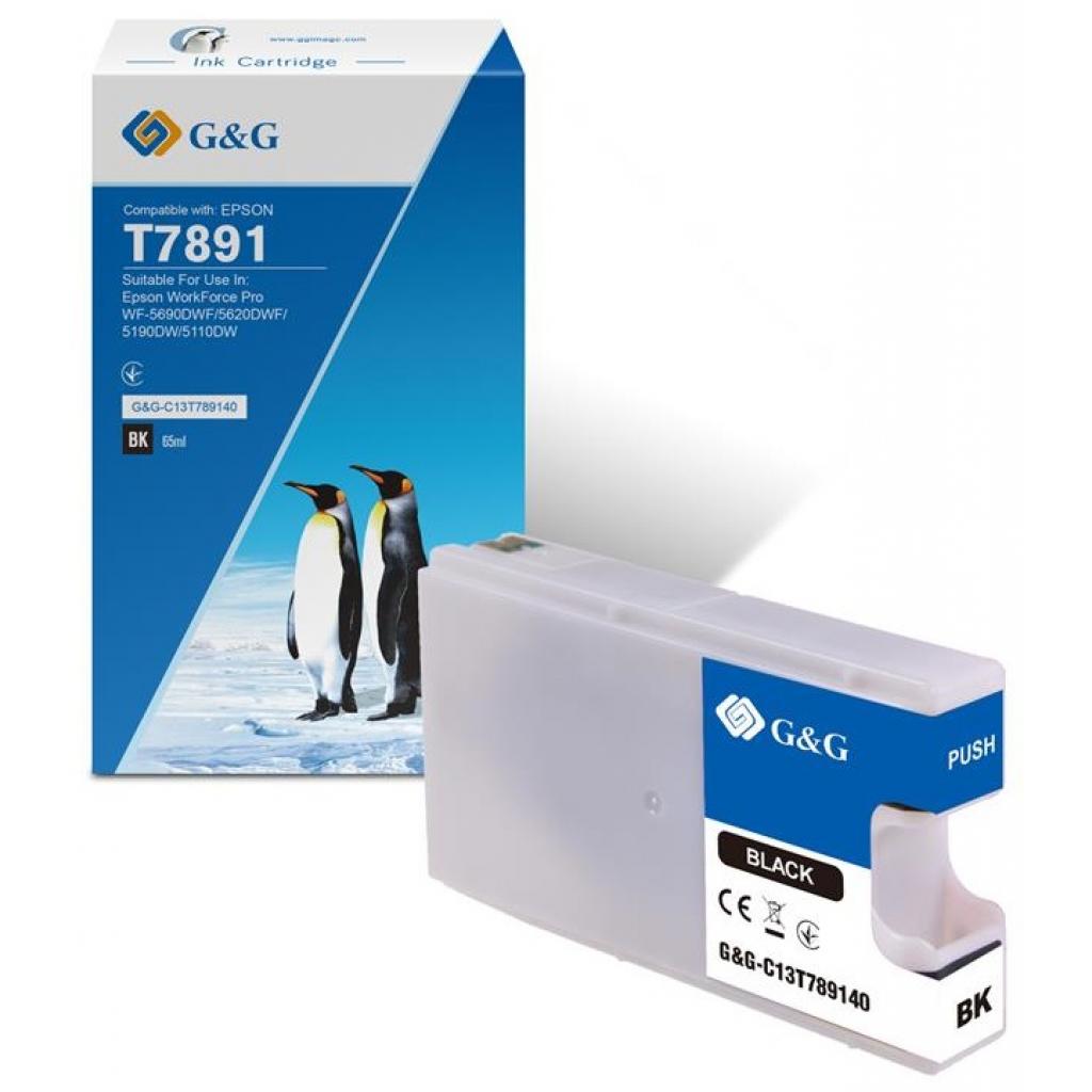 Картридж G&G Epson WF-5110/WF-5620 black XXL 4K (G&G-C13T789140) - зображення 1