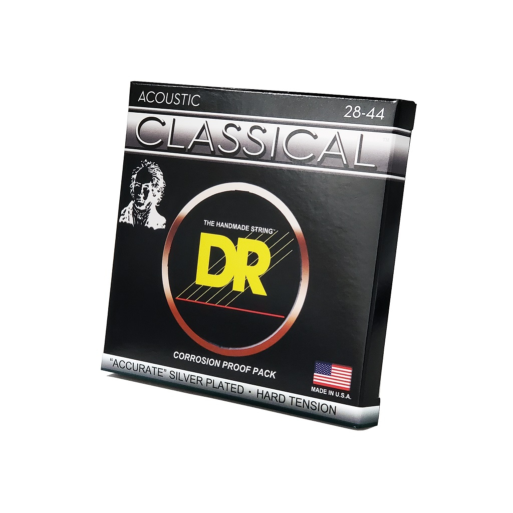 Струни для гітари DR Strings Classical Nylon Hard Tension (NSA) - зображення 2