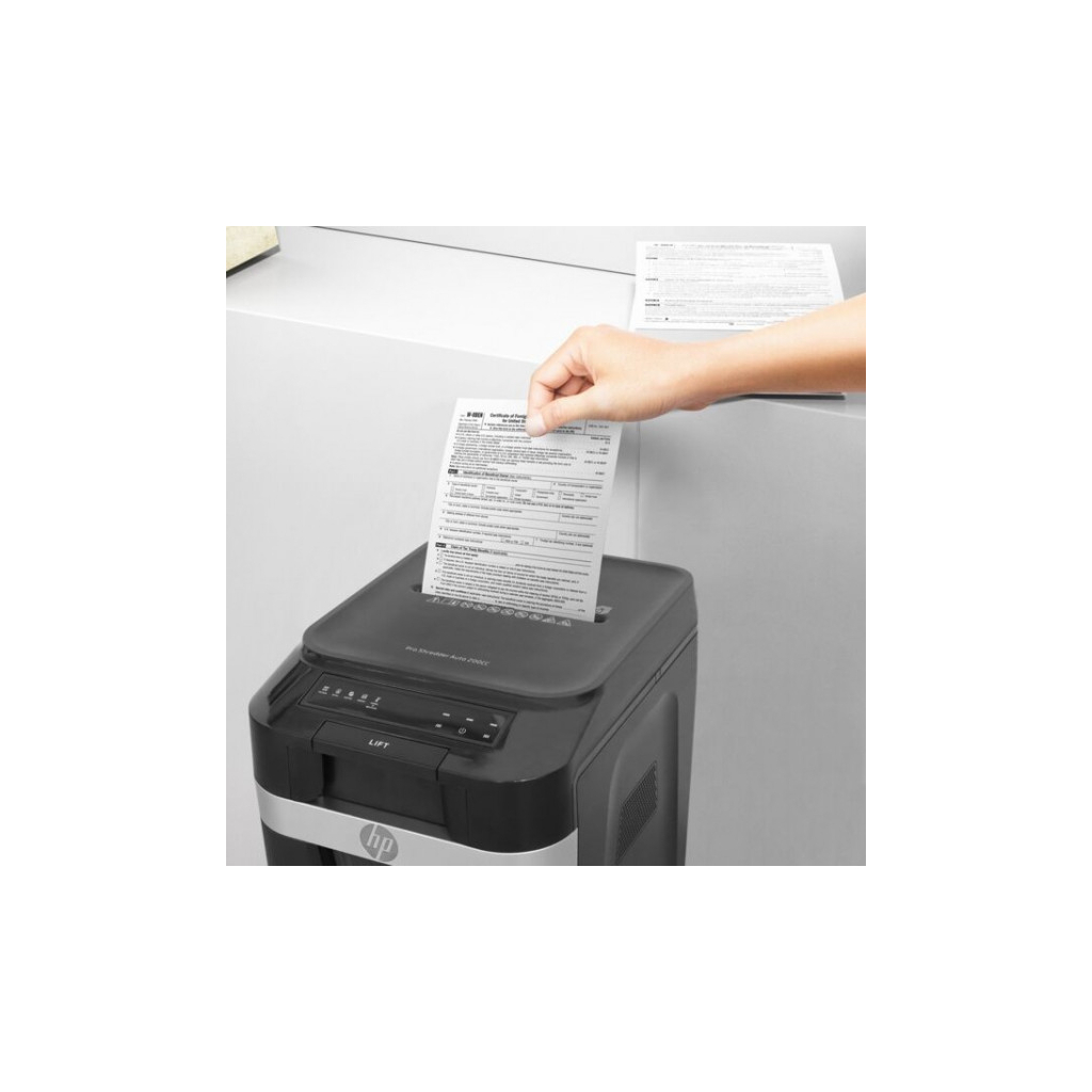 Знищувач документів HP Pro Shred Auto 200CC (2820) (873632) - зображення 9