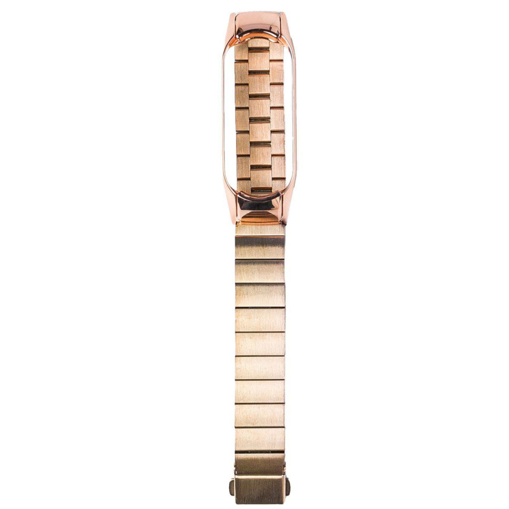 Ремінець до фітнес браслета XoKo Metal Premium Band для Xiaomi Mi band 5 Gold (XK-M5-MTGD) - зображення 4