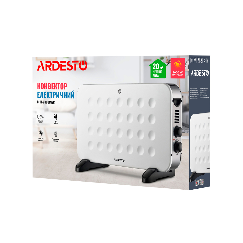 Обігрівач Ardesto CHH-2000MWC - зображення 2