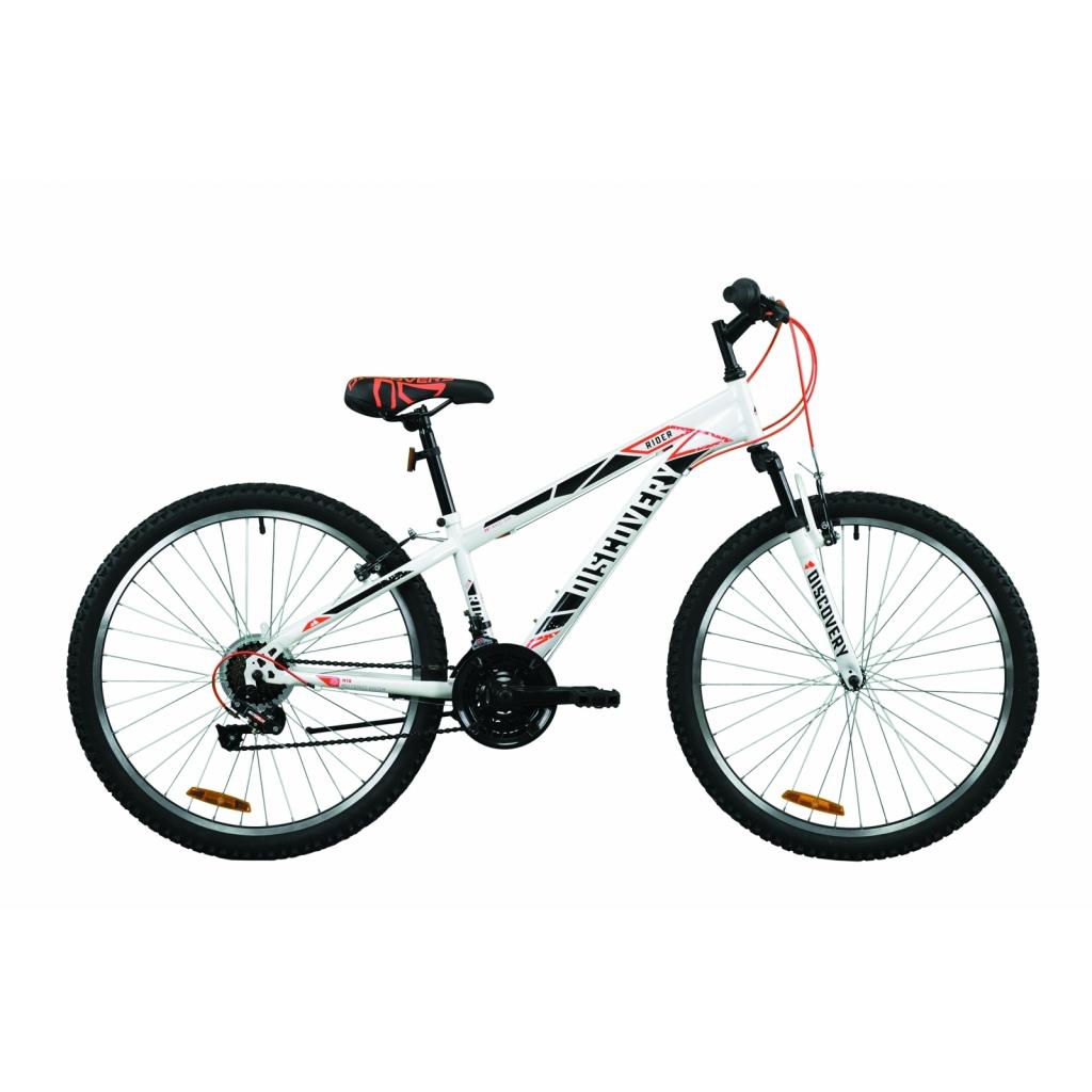 Велосипед Discovery 26" RIDER AM Vbr рама-13" St 2020 біло-червоний з сірим (OPS-DIS-26-309) - зображення 1