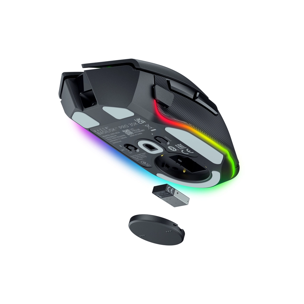 Мишка Razer Basilisk V3 Pro 35K Wireless/Bluetooth Black (RZ01-05240100-R3G1) - зображення 4