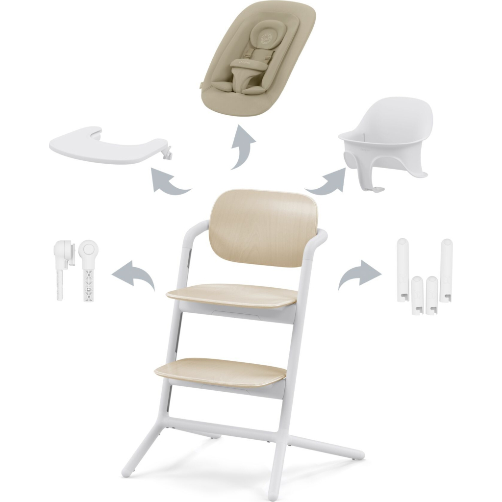 Стілець для годування Cybex Lemo 4в1 Sand White (521003223) - зображення 1