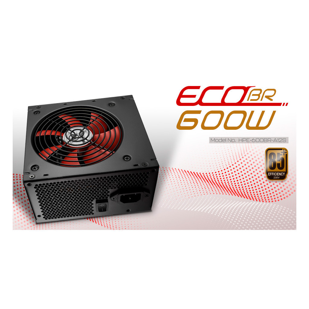 Блок живлення HighPower 600W (HPE-600BR-A12S) - зображення 6