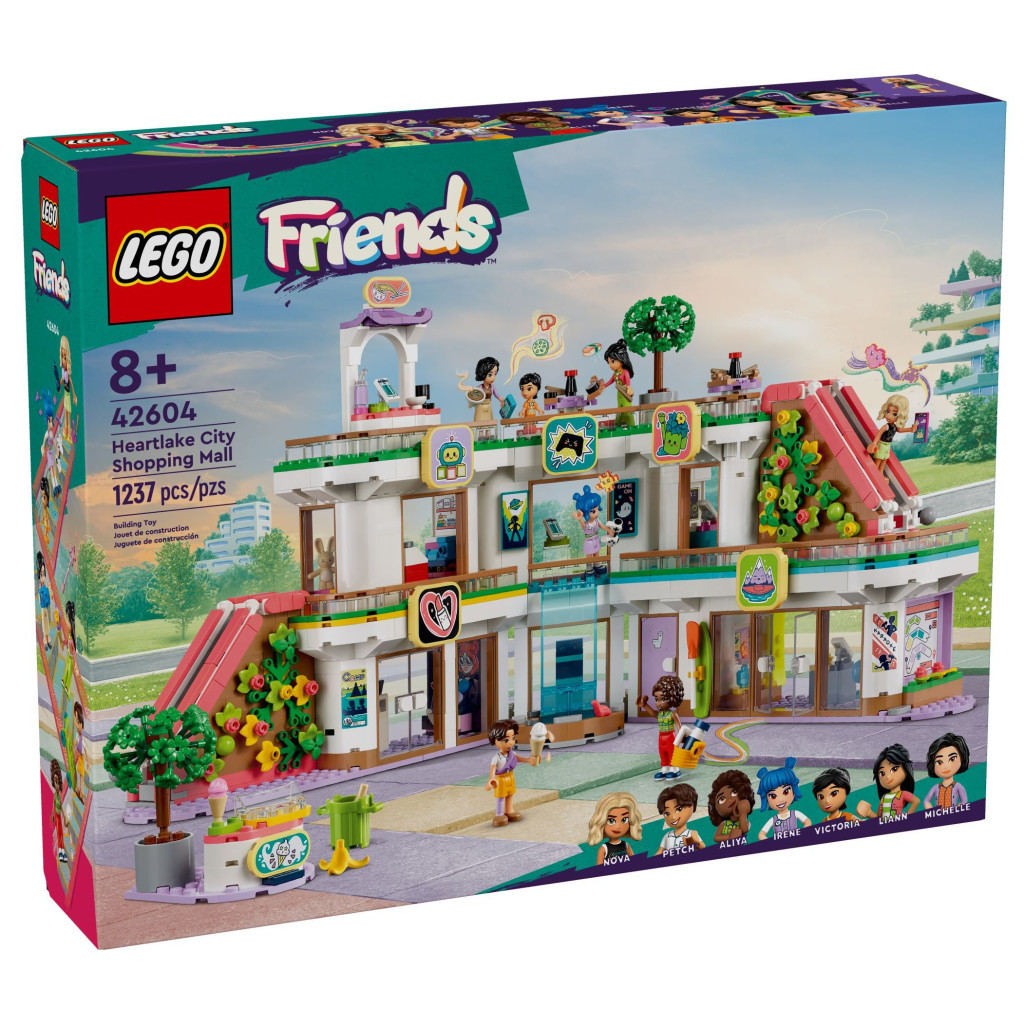 Конструктор LEGO Friends Торговельний центр у Хартлейк-Сіті 1237 деталей (42604) - зображення 1