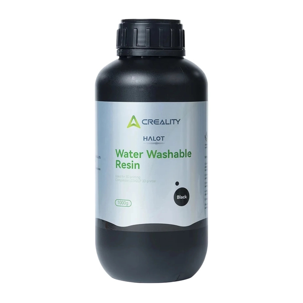 Фотополімерна смола Creality Resin, HALOT, Water Washable 1кг, black (3302010054) - зображення 1
