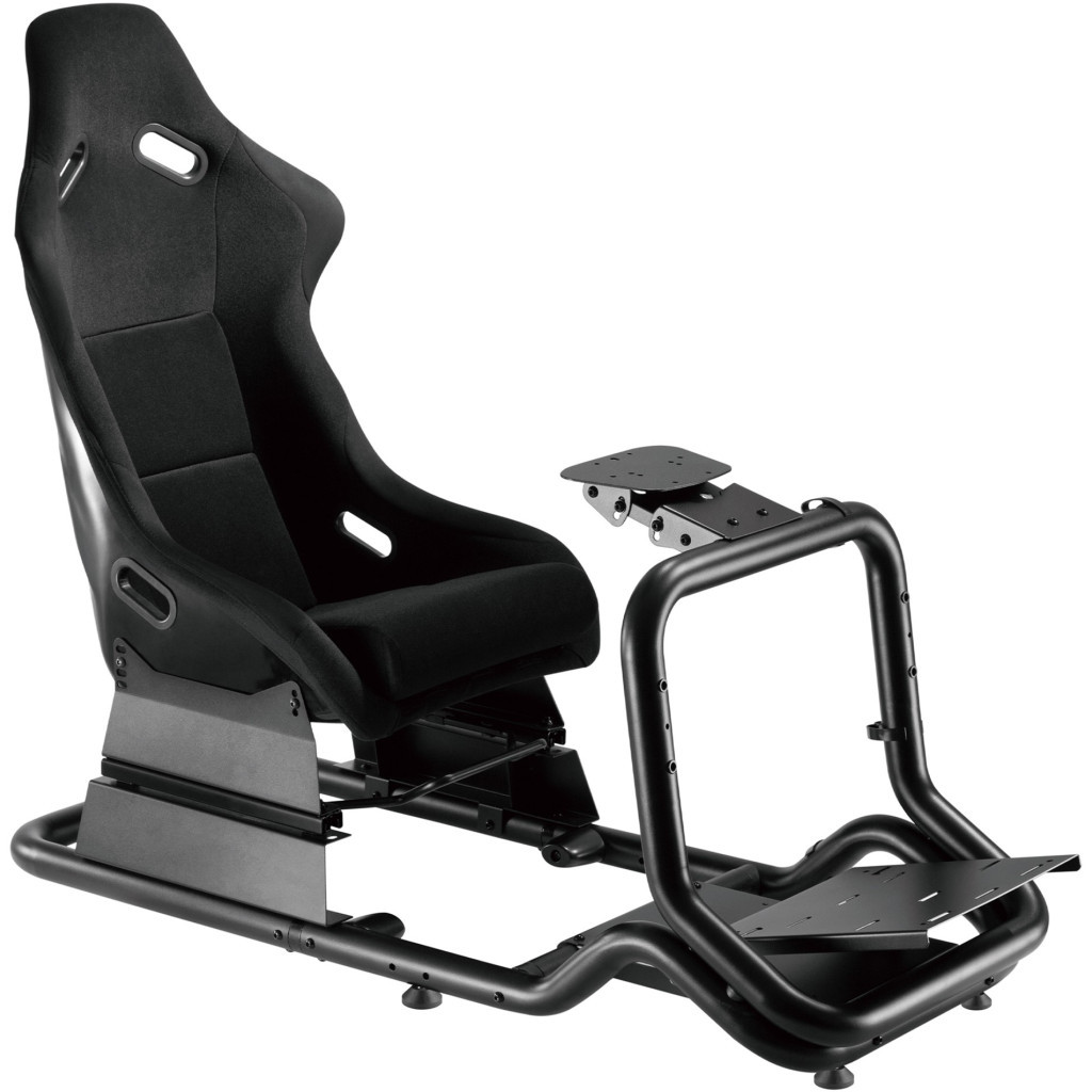 Крісло ігрове OfficePro RS167 з кокпітом кріплення для керма та педалей Black (RS167) - зображення 1