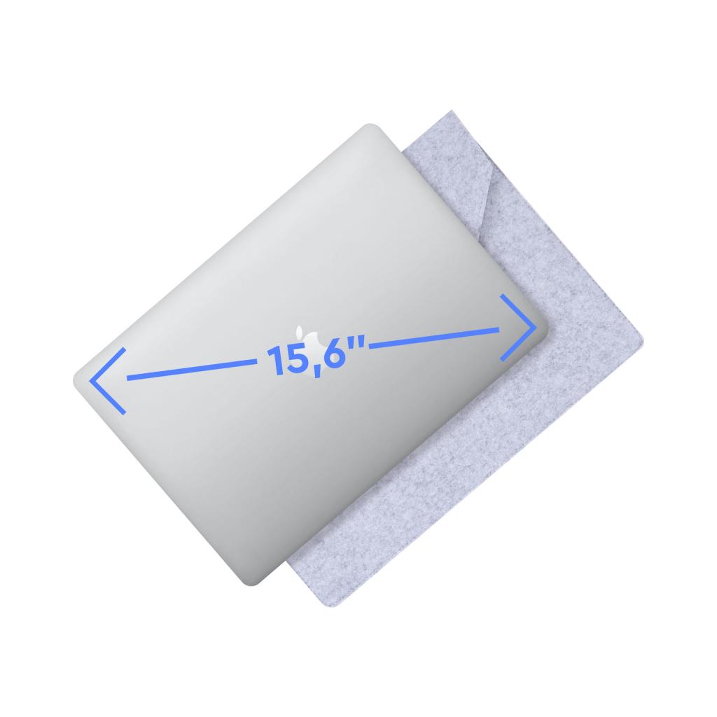 Чохол до ноутбука AirOn 15,6" Premium Grey (4822356710622) - зображення 3