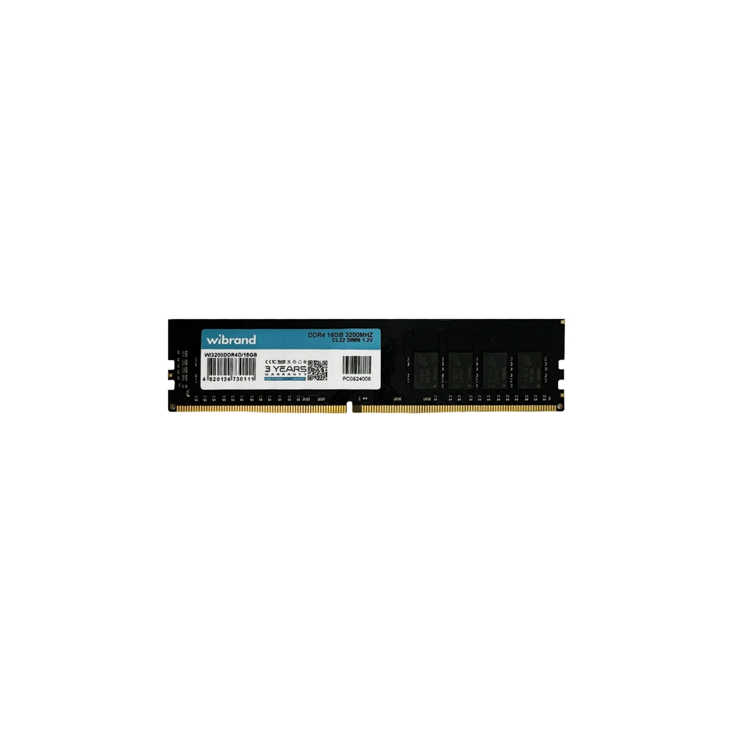 Модуль пам'яті для комп'ютера DDR4 16GB 3200 MHz Wibrand (WI3200DDR4D/16GB) - зображення 1