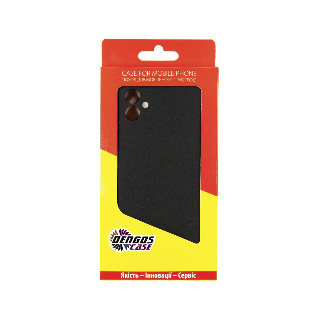 Чохол до мобільного телефона Dengos Carbon Samsung Galaxy A04e (black) (DG-TPU-CRBN-165) - зображення 5