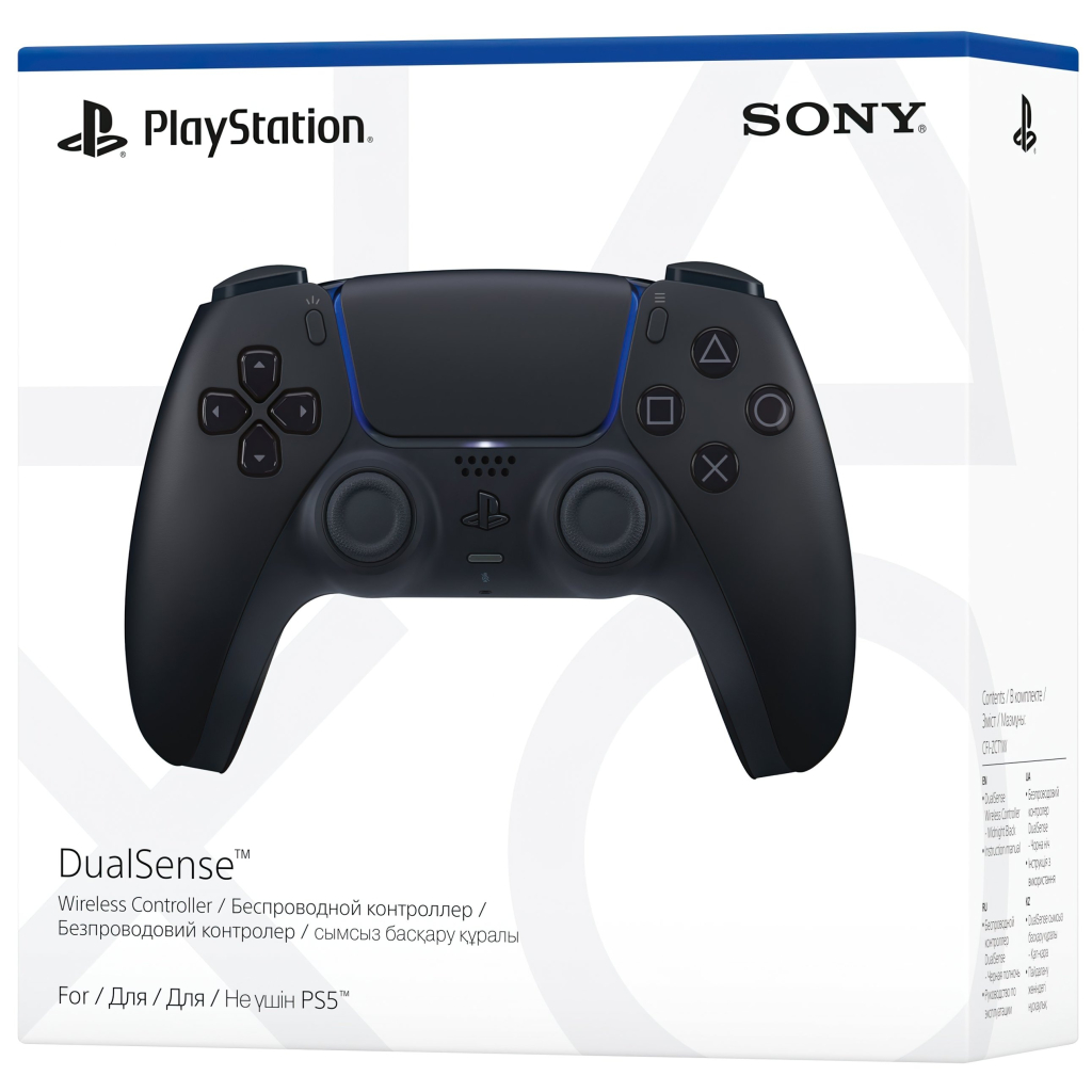 Геймпад Sony Playstation DualSense Bluetooth PS5 Black (1000040187) - зображення 5