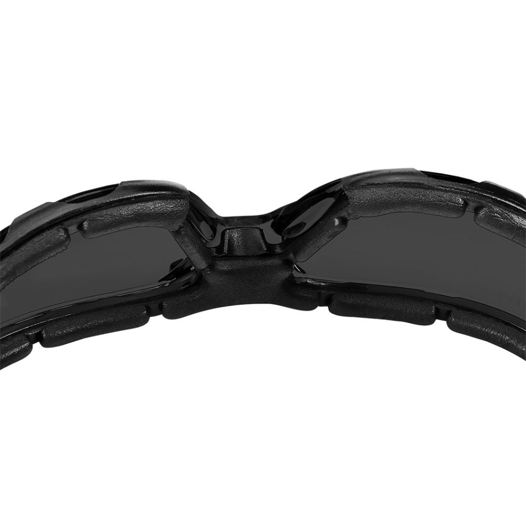 Захисні окуляри Neo Tools протиосколкові, клас захисту FT, резинові дужки, полікарбонат, темно сірий (97-522) - зображення 8