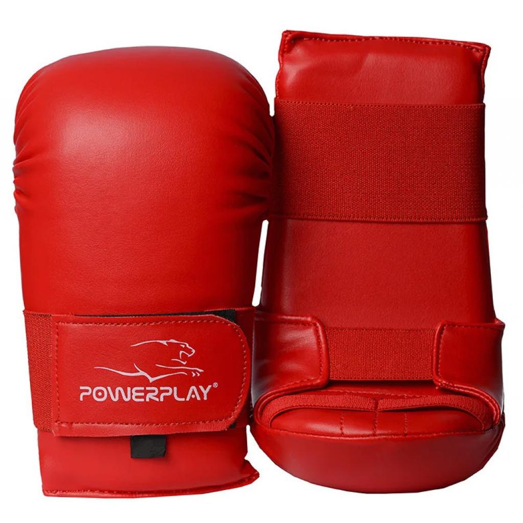 Рукавички для карате PowerPlay 3027 Червоні L (PP_3027_L_Red) - зображення 1
