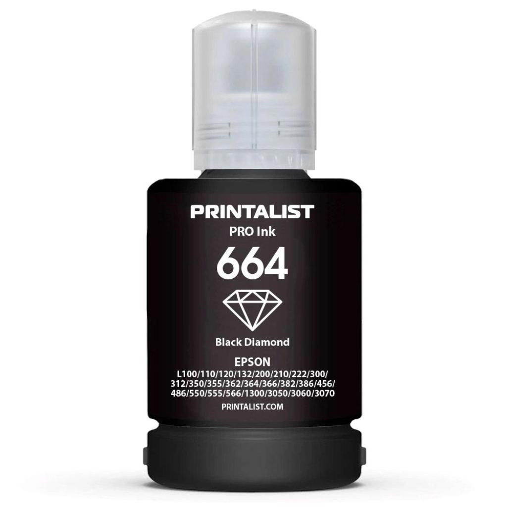 Чорнило Printalist Epson L110/L210/L300 140г Black (PL664B) - зображення 1