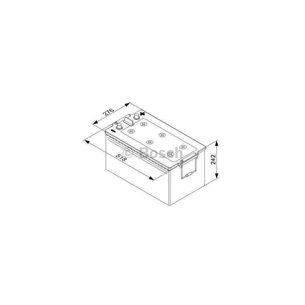 Акумулятор автомобільний Bosch 225А (0 092 T50 800) - зображення 5