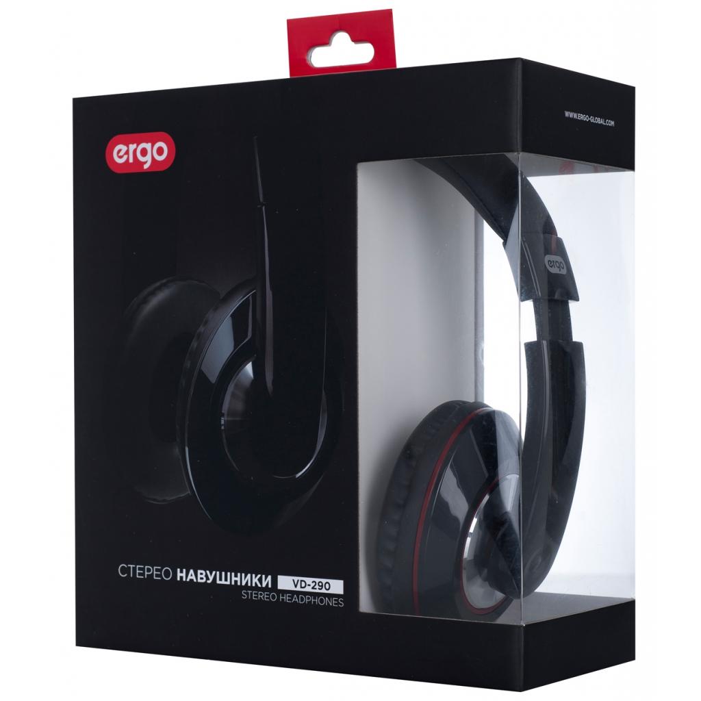 Навушники Ergo VD-290 Black - зображення 4