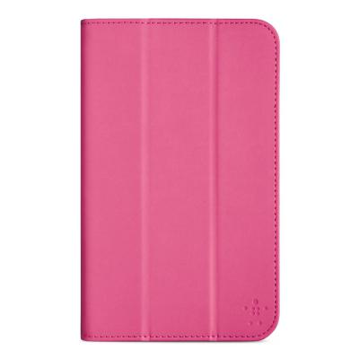 Чохол до планшета Belkin 7 Galaxy Tab3 Tri-Fold Cover Stand/pink (F7P120vfC02) - зображення 1