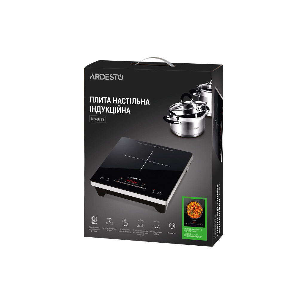 Настільна плита Ardesto ICS-B118 - зображення 8