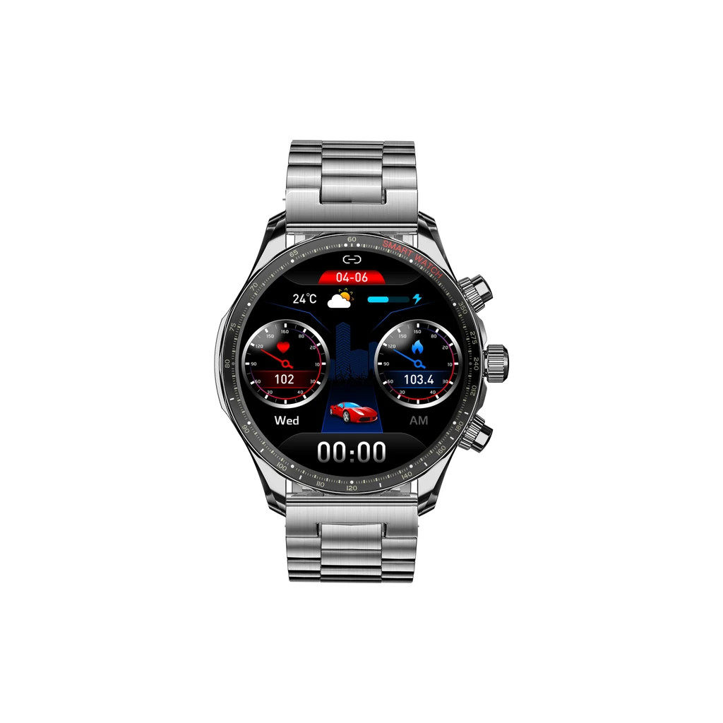 Смарт-годинник Globex Smart Watch Titan (silver) - зображення 2